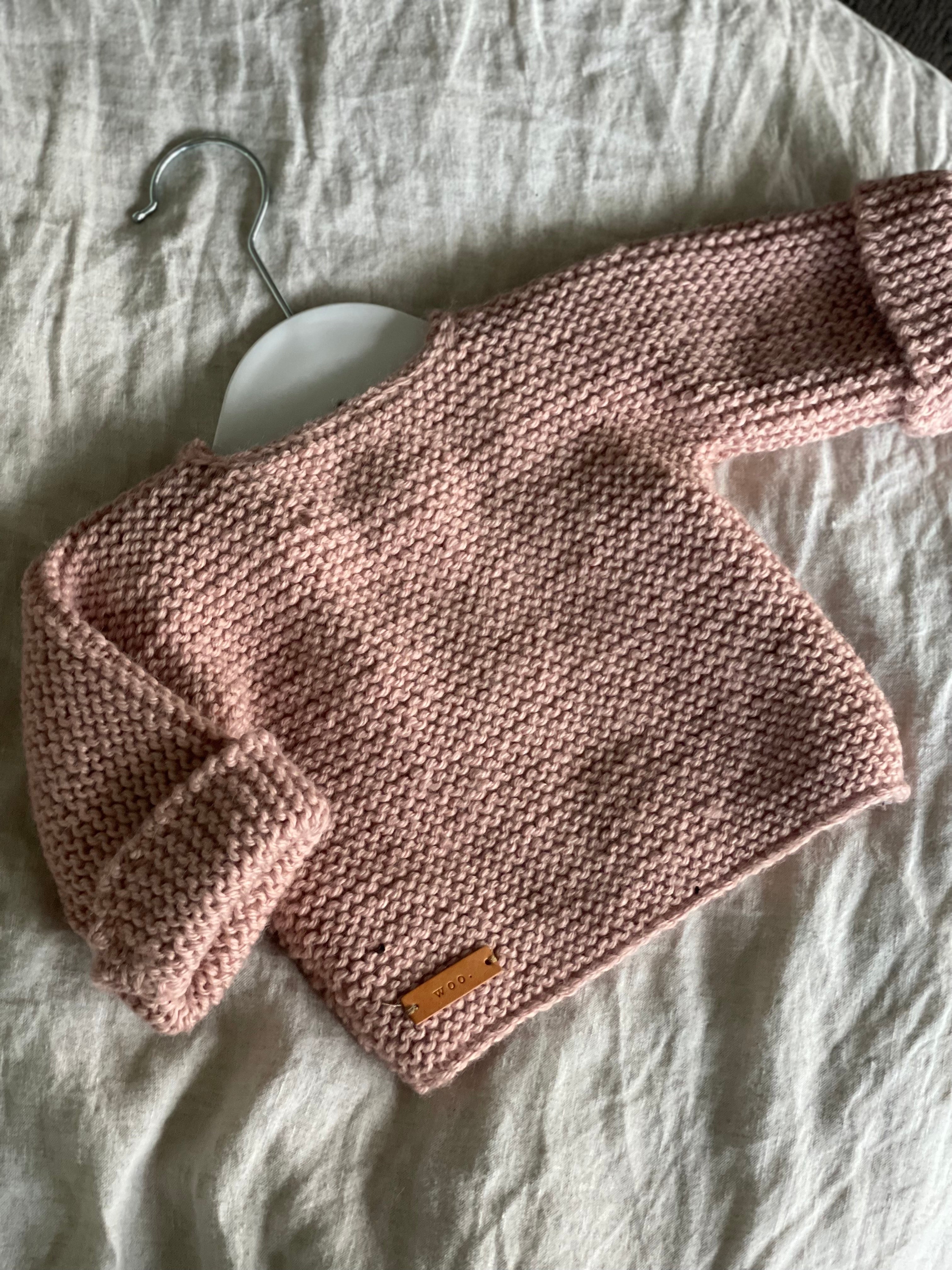 chunky wool knit: newborn - 3 months